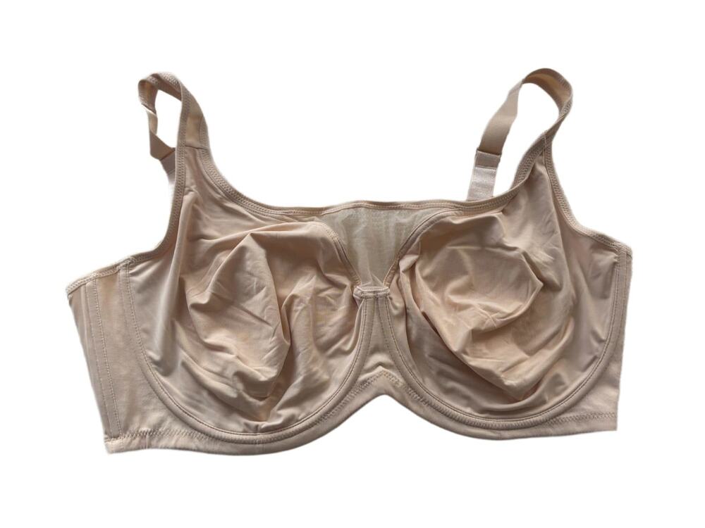 Sculptd Womens 44G Full Coverage Unlined Underwire Bra Nude Beige Plus Size